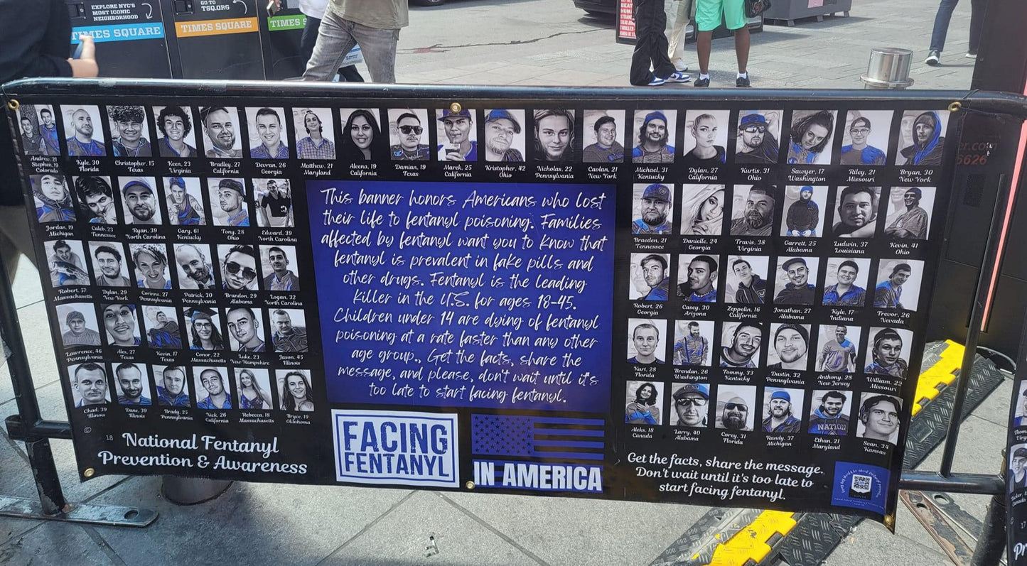 Facing Fentanyl Memorial Banner 31