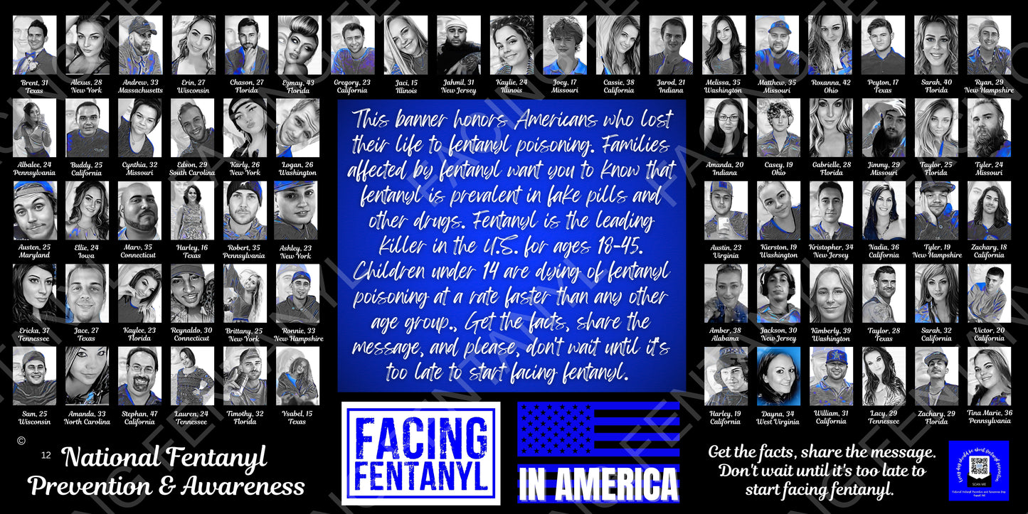Facing Fentanyl Memorial Banners 11-15