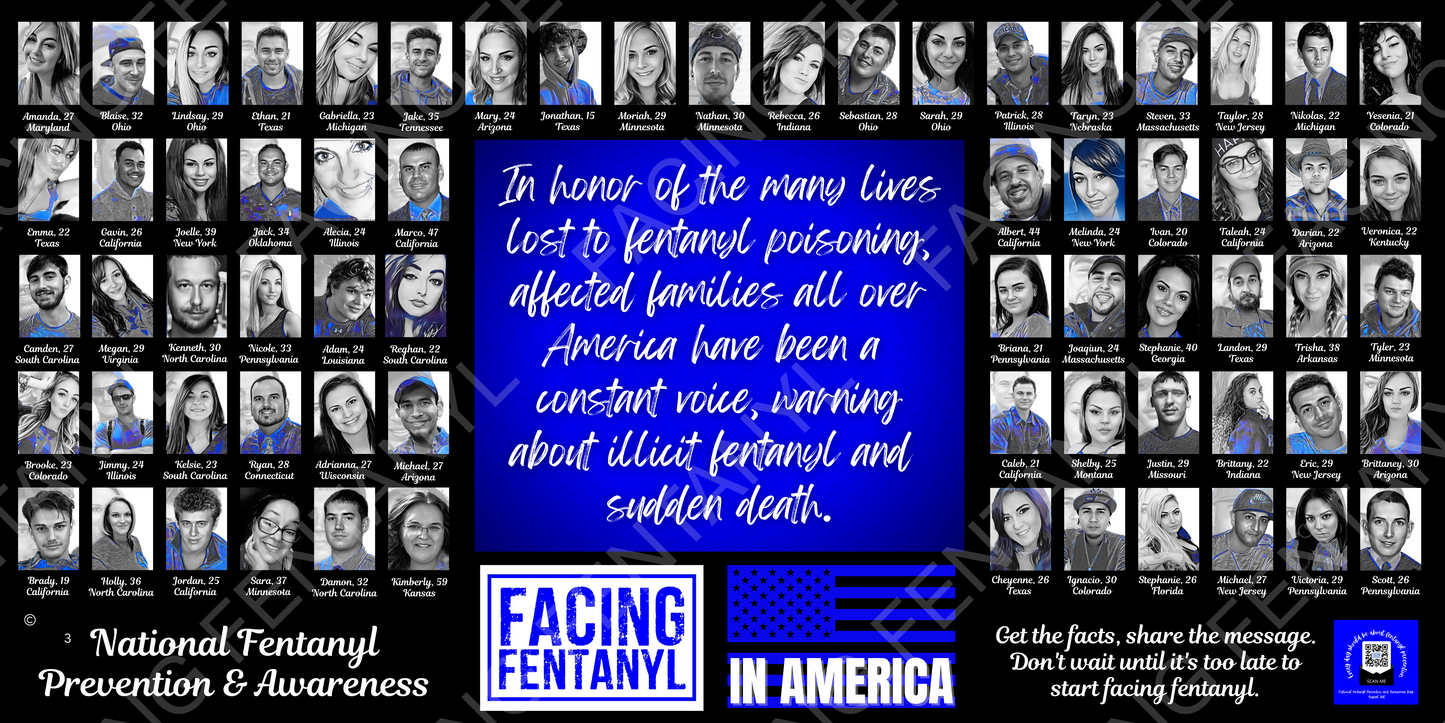 Facing Fentanyl Memorial Banners 1-5