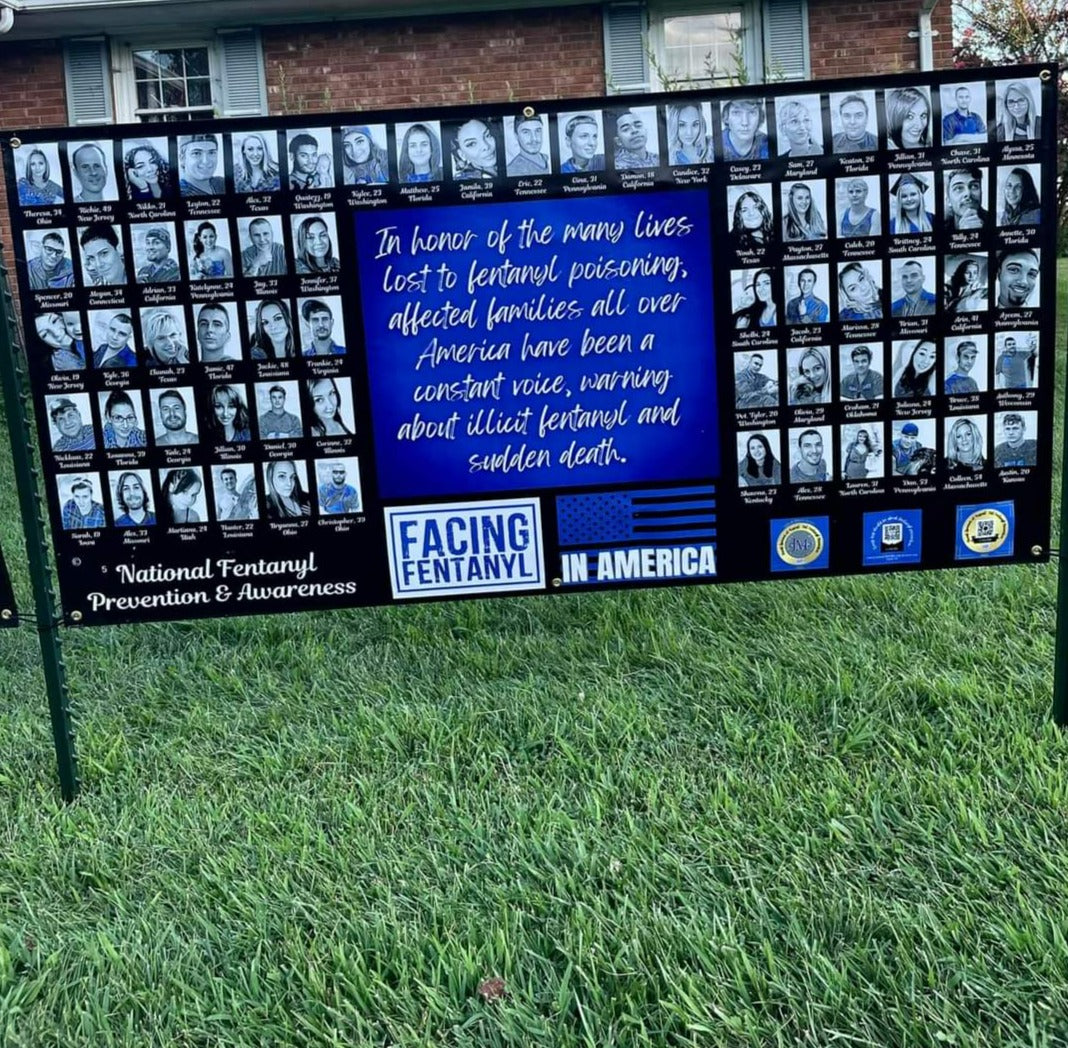 Facing Fentanyl Memorial Banners 26-30