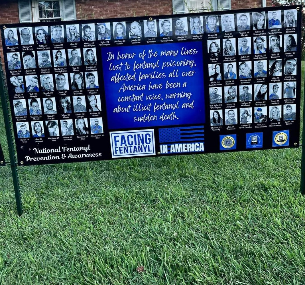 Facing Fentanyl Memorial Banners 6-10