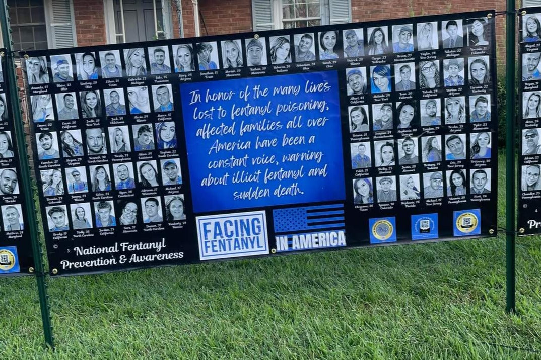 Facing Fentanyl Memorial Banners 16-20