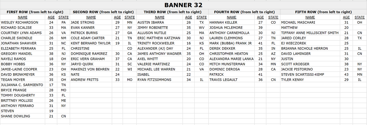 Facing Fentanyl Memorial Banner 31 - 32