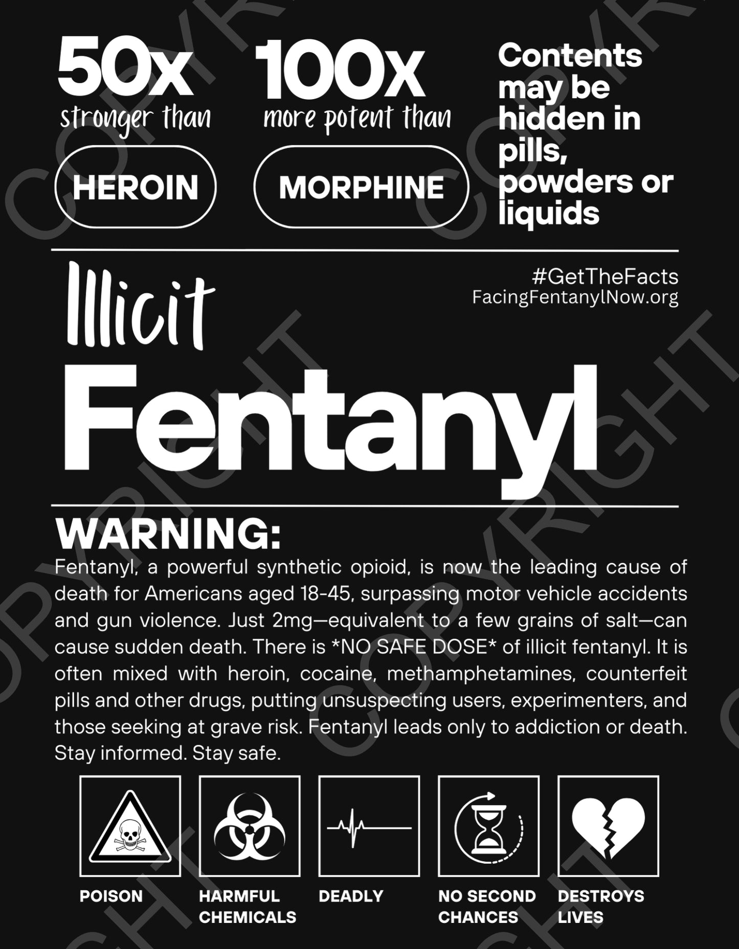 Fentanyl Warning Label Hoodie