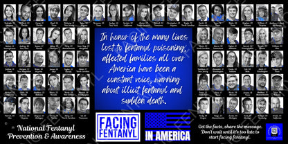 Facing Fentanyl Memorial Banner 31 - 35