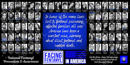 Facing Fentanyl Memorial Banner 36 - 39