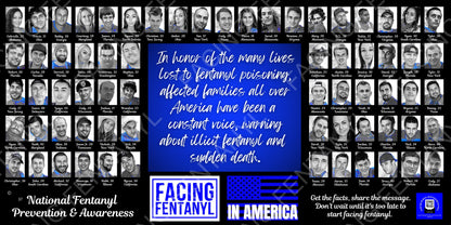 Facing Fentanyl Memorial Banner 36 - 39