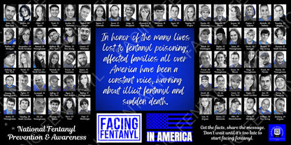Facing Fentanyl Memorial Banner 36 - 39