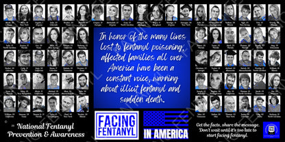 Facing Fentanyl Memorial Banner 36 - 39